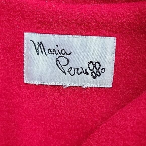 Vintage Maria Peru wool coat Size L - Picture 6 of 9